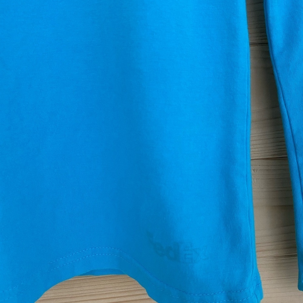 BELLA Women’s Small Turquoise Zip Soft Stylish Logo Sweatshirt Hooded Hoodie - Picture 5 of 11